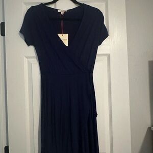 Rolla Coster Deep Blue Midi Dress